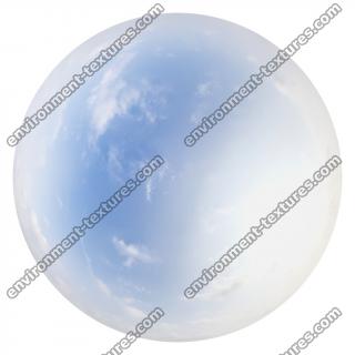 HDRi Skydome of Blue Clouded Sky 16K 